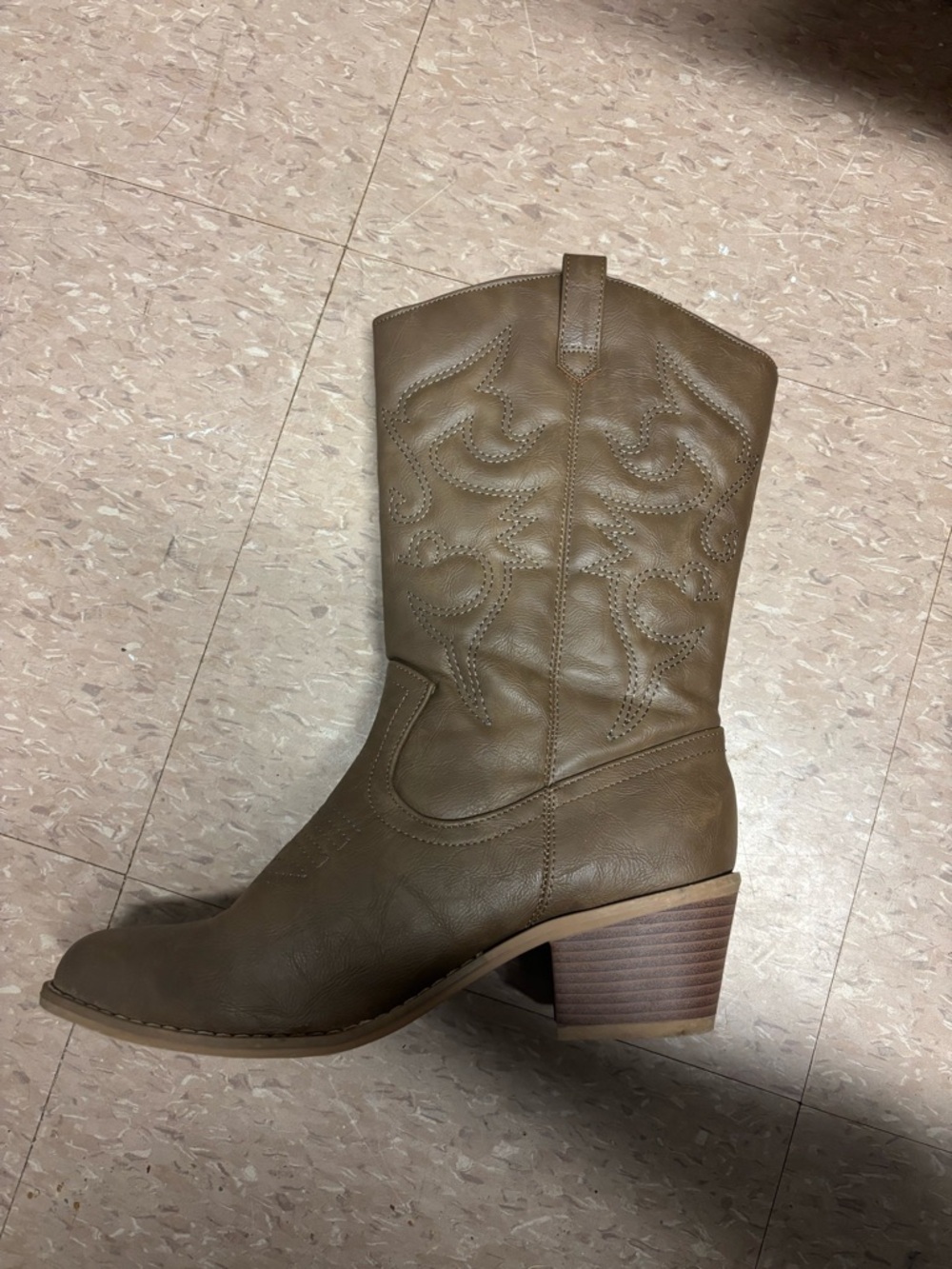 Western Cowboy Embroidered Boho Boots Brown Women’s Size 9 - Picture 7 of 10